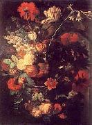 Jan van Huysum Vase of Flowers on a Socle